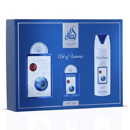 Lattafa Pride Art of Universe Gift Set – EDP 100 ml + 20 ml + Deodorant 200 ml