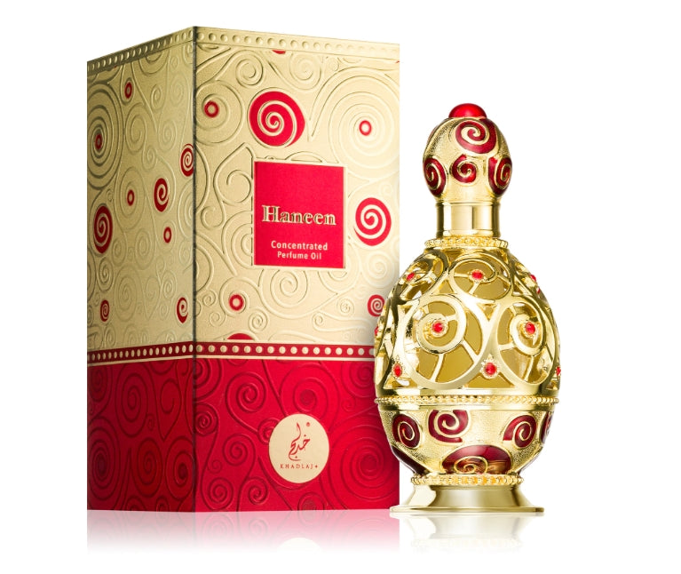 Khadlaj Haneen Gold Perfume Oil, 20ml